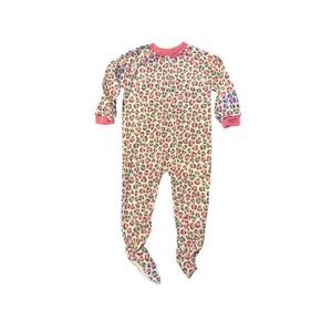SWEET & SASSY FOOTED PUMPKIN SLEEP AND PLAY - CHEETAH SIZE 4T (NEW WITH TAGS)